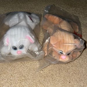 Vintage pound puppy kittens 2 sealed in plastic